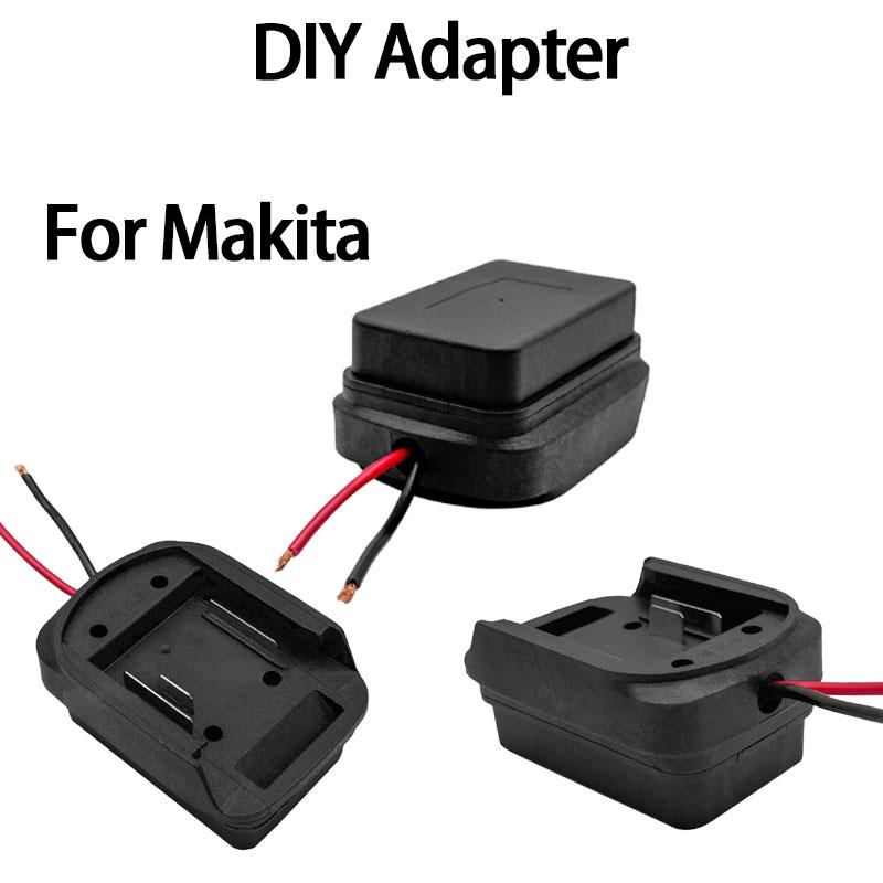 Для аккумулятора Makita 18V Адаптер для DIY Аксессуары для электроинструмента Штатив с разъемом для провода Детали для DIY Для BL1830 BL1840 BL1860