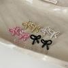 Niche Design Sense Metal Bow Stud Earrings Women'S Exquisite Fashion Trend Elegant Personality Versatile Earrings