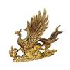 Brass Sculpture Chinese Statue Collectible Gift Ornament Figurine for Shelf Living Room Home Bedroom
