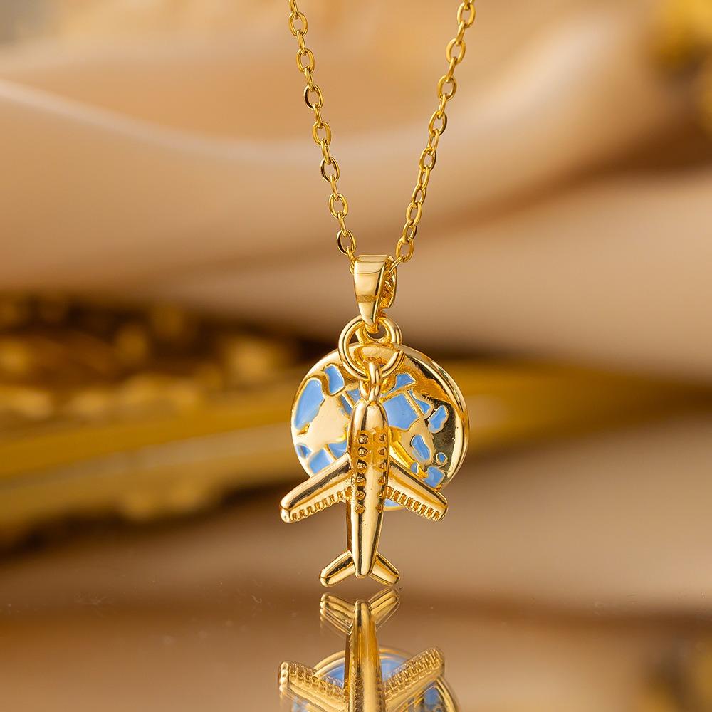 Elegant Full Zircon Copper Necklace Women Simple Exquisite Collarbone Chain Luxury Micro Inlaid Jewelry Gift
