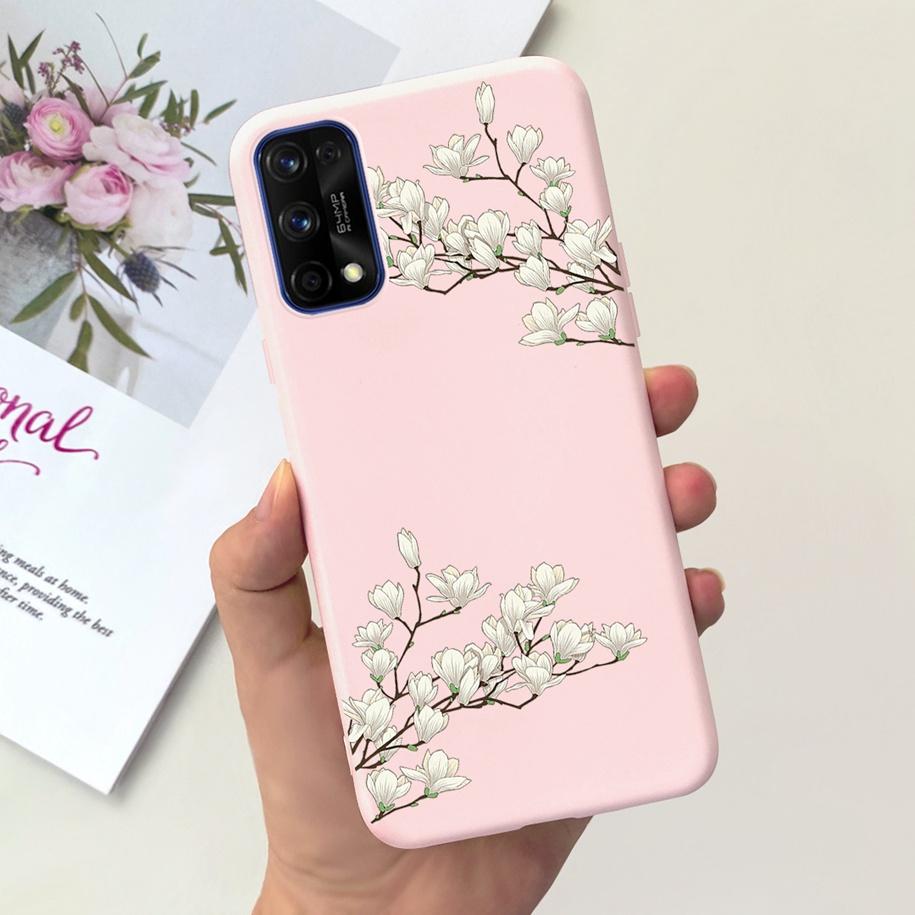 For Realme 7 5G Case RMX2111 Cover New Fashion Flower Girls Painted Funda Soft TPU Cases For Realme 7 Pro Realme7 RMX2155 Bumper