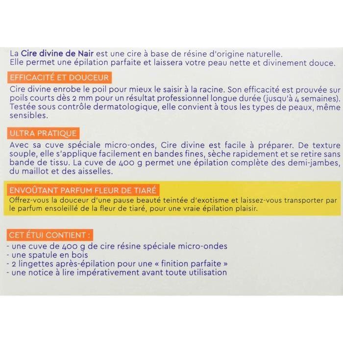 Cire Divine - Nair - Цветок Тиаре - Эффективность для коротких волос - Профессиональный результат - 400 г