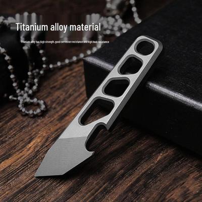 Мини-ломик-брелок из титана, мультитул
