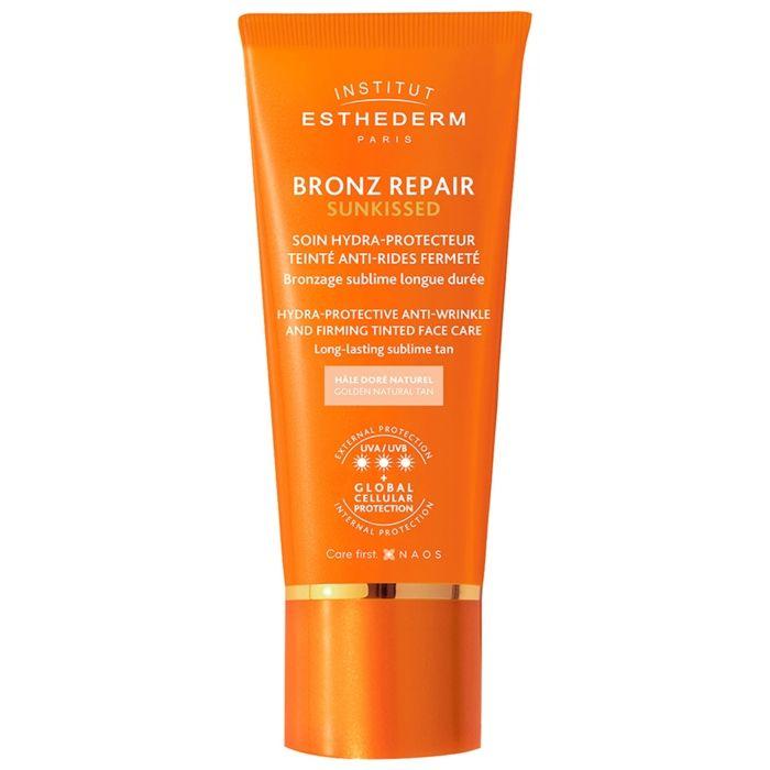 Institut Esthederm Bronz Repair Sunkissed Soin Hydra Protecteur Teinté Anti Rides et Fermeté 50 ML