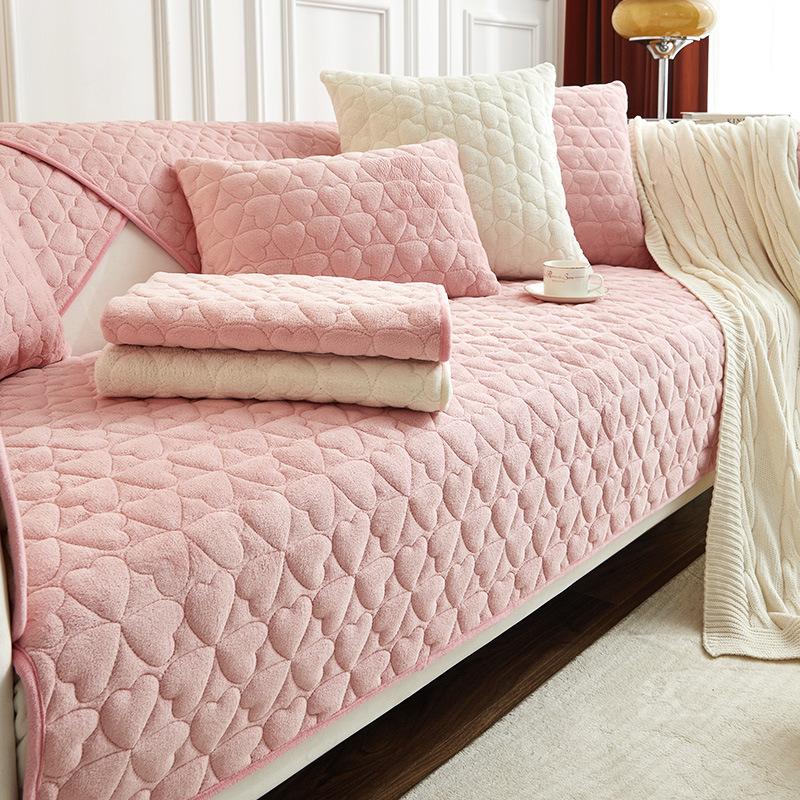 Подушка для дивана из молочного волокна, скандинавская простая современная подушка для дивана, универсальная подушка для четырех сезонов, полное покрытие, чехол для дивана, спинка, утолщенное полотенце