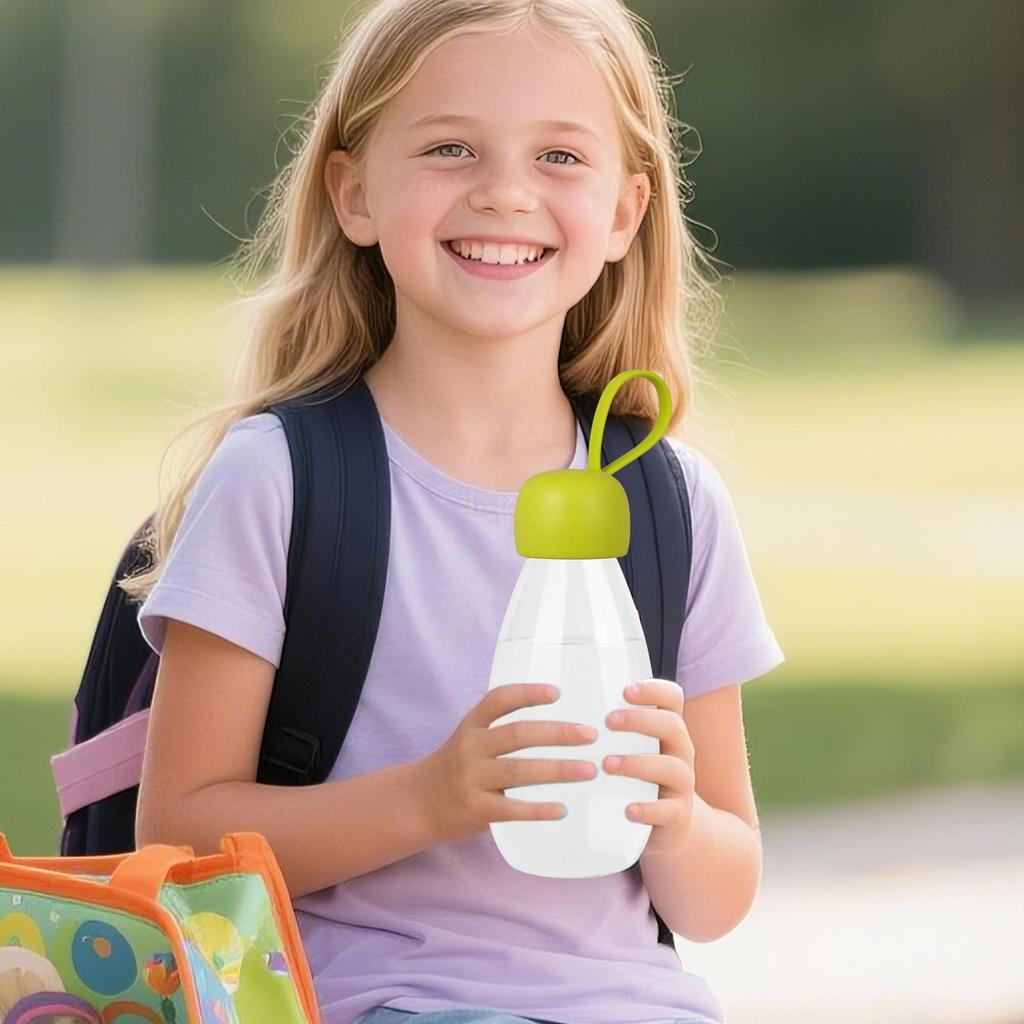 Детская школьная бутылка для воды 360 мл, непроливающаяся, многоразовая чашка, герметичные бутылки для воды, детские для девочек, мальчиков, на день рождения, для путешествий, на обед, для дома