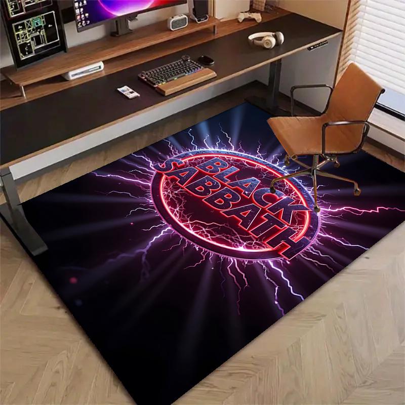 Ozzy Polyester Carpet, Soft Indoor Mat for Office Chair, Living Room, Computer Desk - Decorative Home Office Rug Design