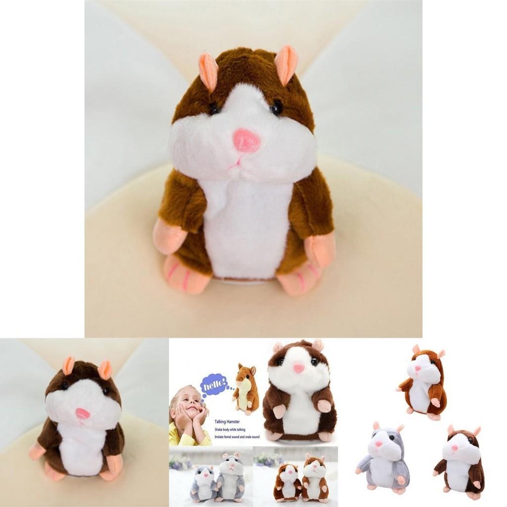 Милый говорящий хомяк, питомец, плюшевая игрушка для детей, игрушка для записи звука | 15/18см