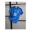 L.messi Аргентина Ретро футбольный трикотаж из дышащей полиэфирной ткани Футболка