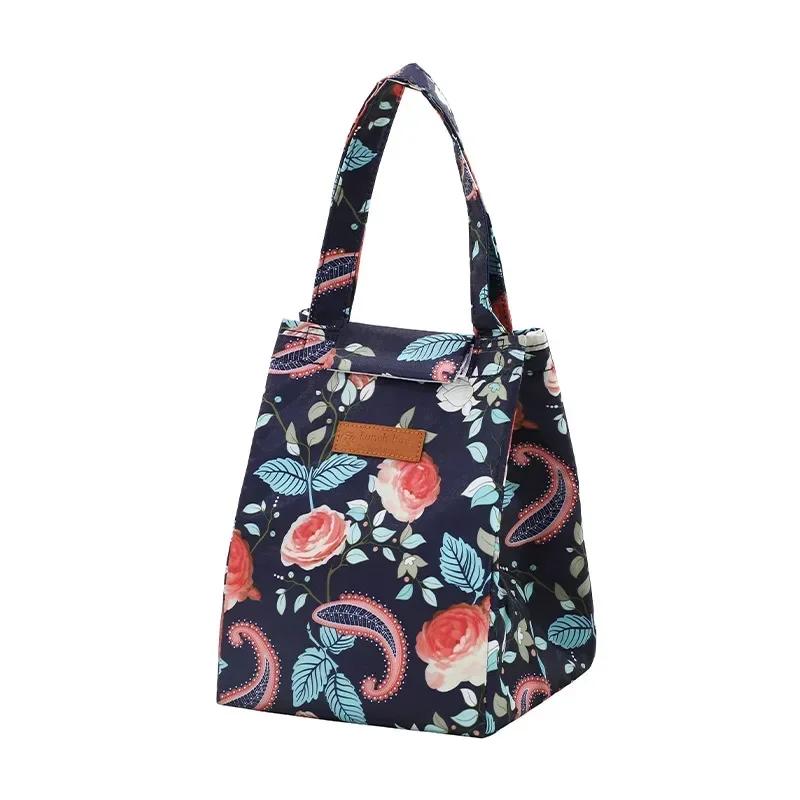 Insulated Thermal Lunch Bags For Men Women Breakfast Lunch Box Organizer Waterproof Camping Food Drink Cooler Bag Picnic Travel