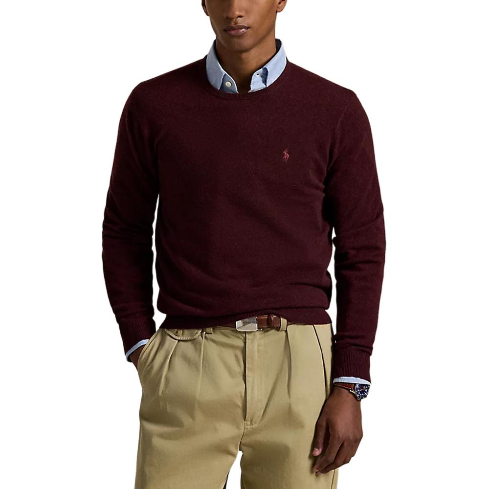Polo Ralph Lauren Logo Embroidered Crewneck Knit Jumper 710974148-008