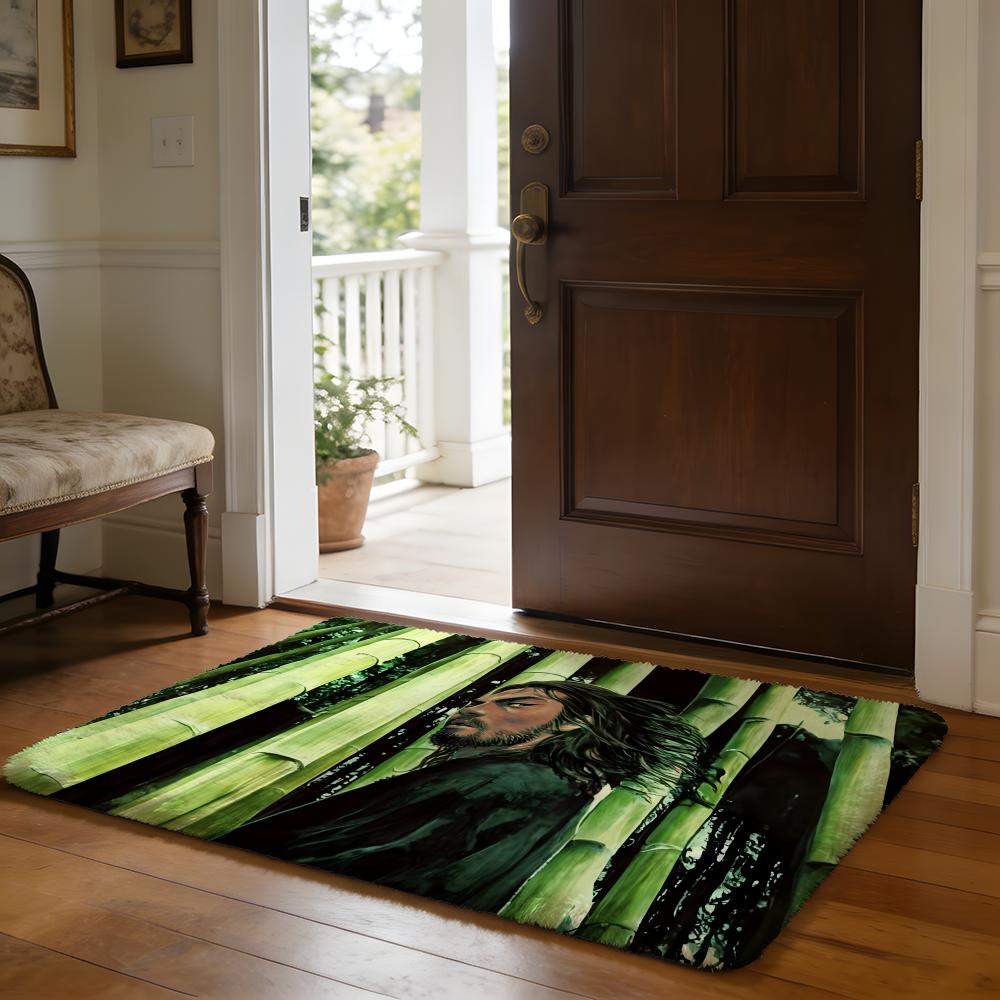 VVagabond Manga Anime Floor Mat Soft Flannel Absorbent Mat Non-Slip Rug Home Bedroom Bathroom