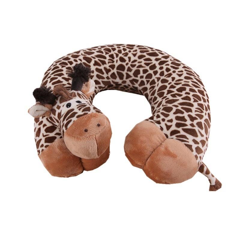 Stitch Cartoon U Neck Pillow Memory Foam Travel Cushion For Office Napping