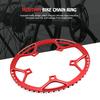   53T CNC Aluminum Alloy Mountain Bike Single Crank Chain   Repair Parts (Black)