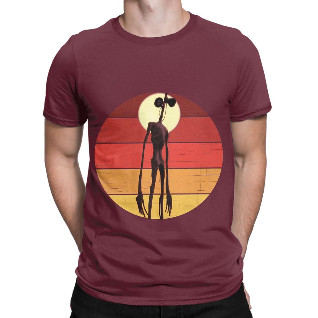 siren head Novelty 100 Cotton TShirt Siren Head Tops Tees For Unisex
