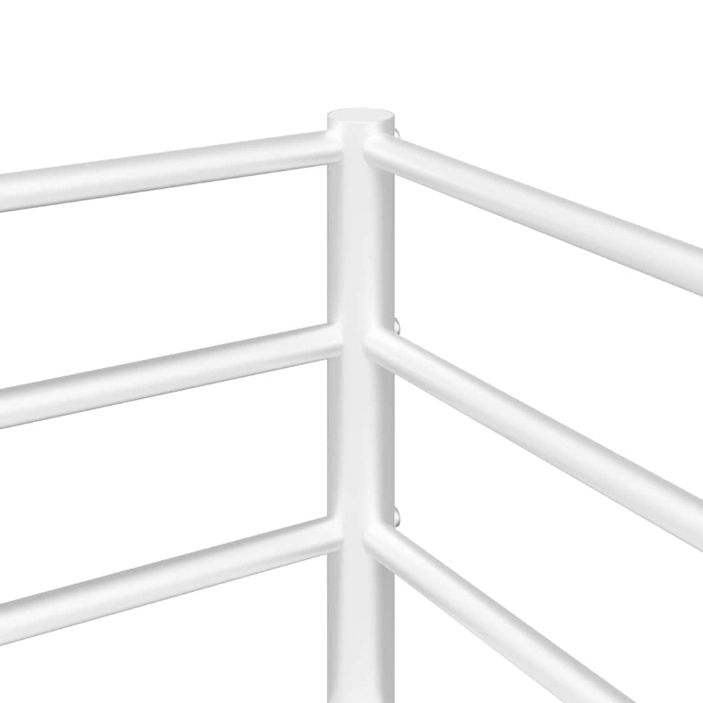 Bunk Bed without Mattress White 100 x 200 cm Steel