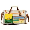 Fashion Large Capacity Travel Bag Colorful with Shoulder Strap Duffel Bag Multi-Pocket Luggage Fitness Training