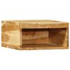 VidaXL Meuble TV mural 40x30x19 cm bois massif d'acacia, meuble média, meuble latéral, centre de divertissement, meuble 4017469