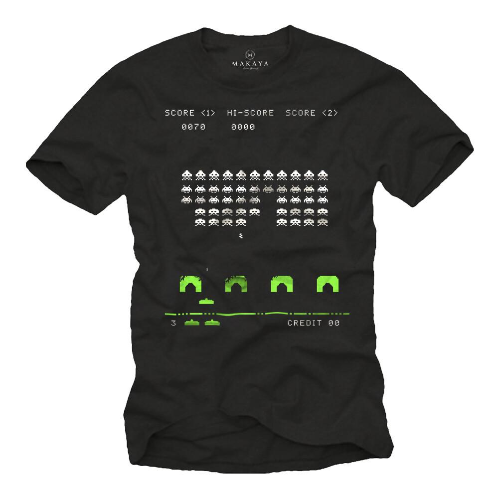 Vintage Gamer T Shirt Old School Retro Gifts For Nerds Mens Gents Cool-