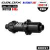 Втулка Goldix 370 Boost 28 Отверстий Задняя MTB 12x148 110x15 Передняя Center Lock Шумная Кассета K7 Cube Прямые Спицы 12-скоростная Трещотка 36T