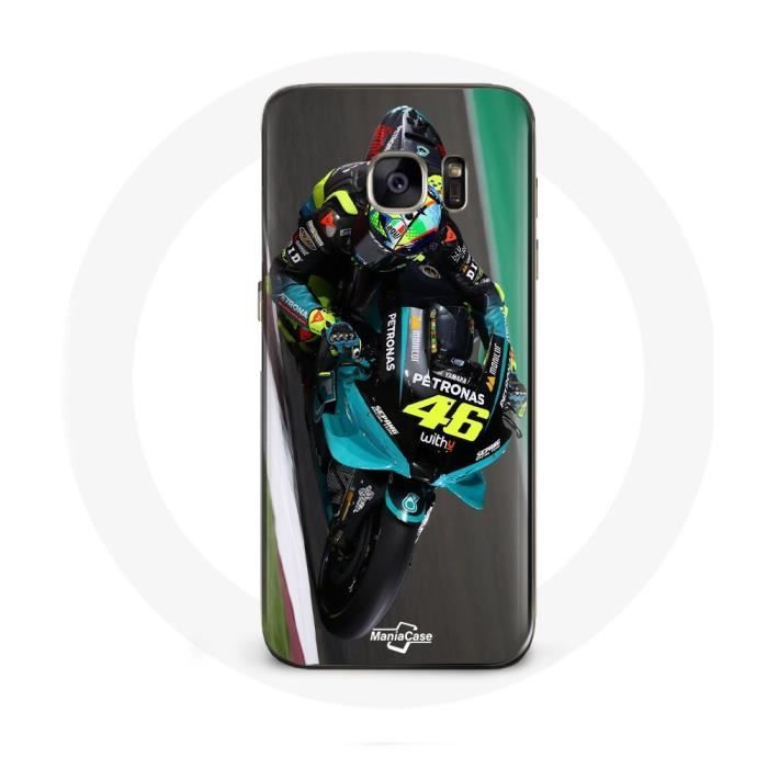 Case - Valentino Rossi - Samsung Galaxy S7 Edge - Black - Rigid - Protection