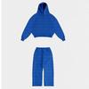 Unisex Oversized Hoodie Jogger Set Solid Color Streetwear Casual Lounge Wear