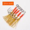 Sharp Metal Jig Double Hooks Gill Fish Swift Solid Ring Jigging Fishhook   Freshwater Lure