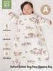 Xiaoan Dan Baby Sleeping Bag: Autumn/Winter Bamboo-Cotton Quilted Anti-Kick One-Piece Leg Wrap