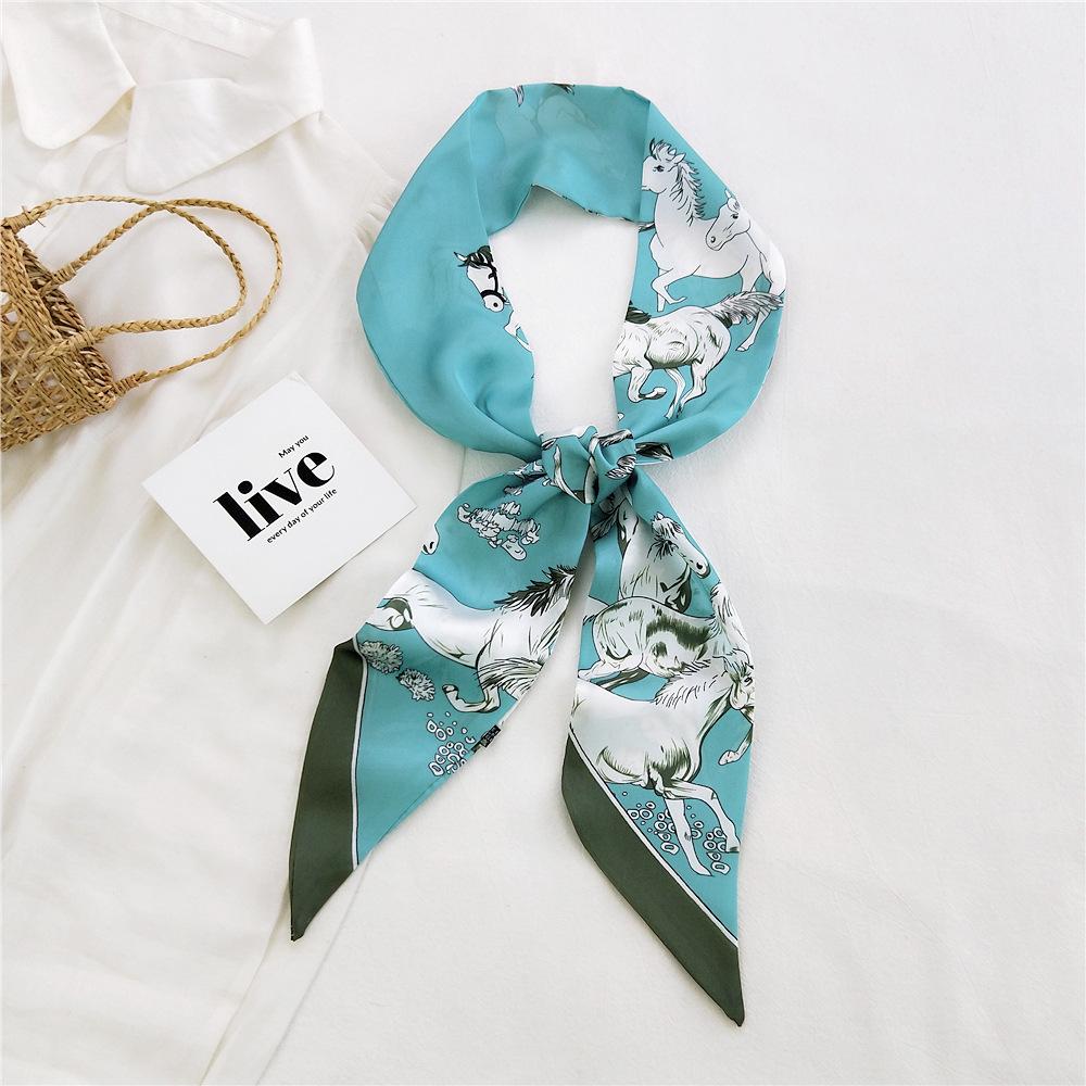 New Scarves Silk Scarves Women'S Spring And Autumn Season Long Decorative Professional Scarves Summer Thin Styles Paired With Shirts Stylish