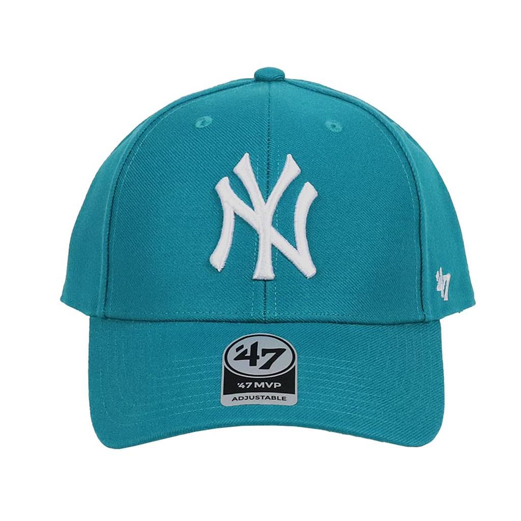 Бейсбольная кепка Seven Cap 47 MVP Brand MLB Logo Unisex Street New York Yankees Dark Teal [Forty Brand] Мужская Женская