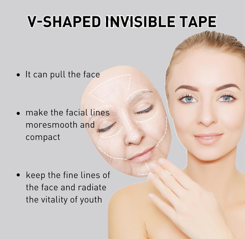 Face Lifter Tape Instant Face Lifting Sticker Lift Sticker Wrinkle Lifting Patches For V-Line Face 40pcs