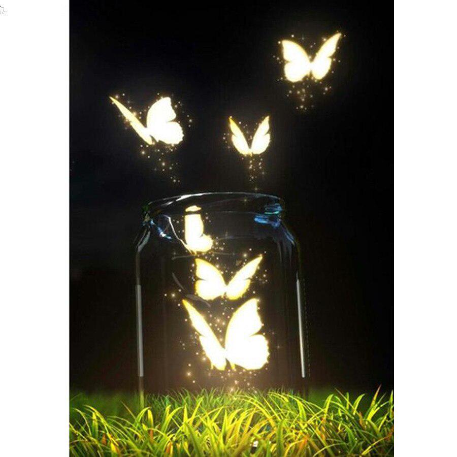 DIY Diamond Painting 5D Colourful Butterfly Full Round/Square Landscape Diamond Embroidery Rhinestone Picture Diamond Art Kit