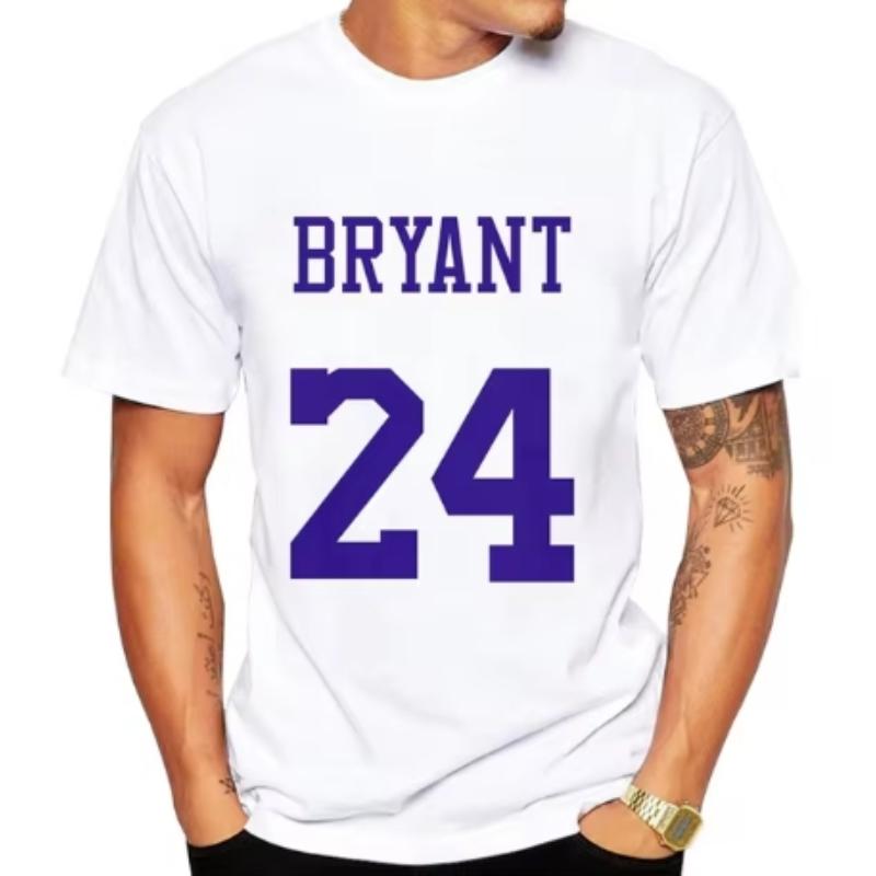 В память о звезде баскетбола Коби Брайанте. 23 Футболка с 3D-принтом, мужская, с короткими рукавами