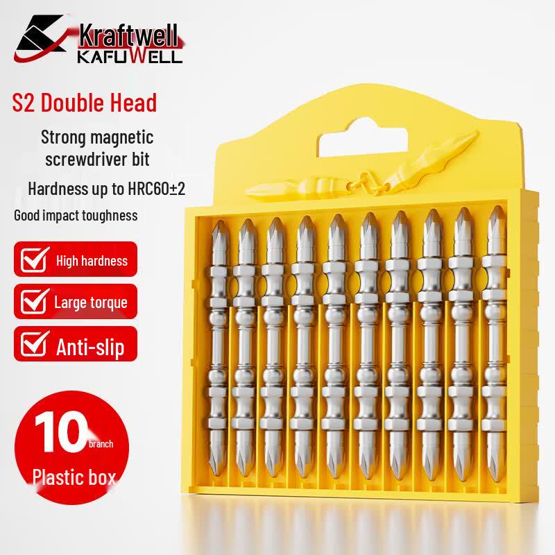 KAFFWELL Магнитный набор бит для отвертки Phillips S2