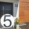 Number Stainless Decor with Address Plaque for Gardens Houses