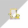 Bt21 Cartoon Card Insertion Frame, Small Card Storage Pendant, Standing Desktop Decoration, Star Periphery