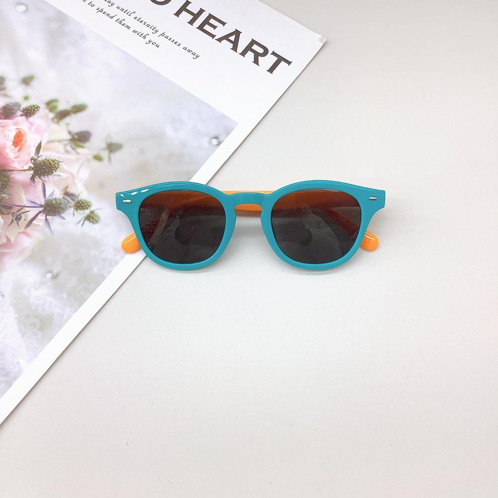 Модные детские солнцезащитные очки коробка милые солнцезащитные очки для девочек солнцезащитный козырек солнцезащитный крем защита от ультрафиолета очки для мальчиков Tide