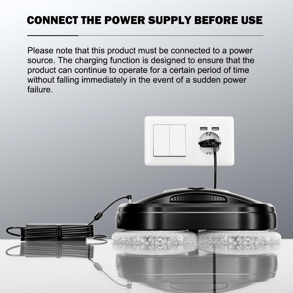 ChOVERY Vacuum Cleaner Window Electric Glass Window Cleaning Robot APP Control Robot Window Cleaner Automatic Water Spray