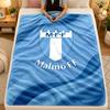 Фланелевое одеяло Malmö FF Теплое мягкое плед для использования дома на диване кровати гостиной