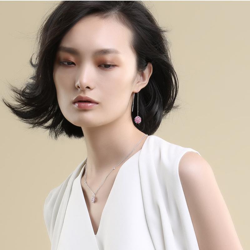 Sace Gems Классические серьги с цирконом из медного сплава для женщин, подарки на свадьбу