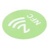 20 шт. NFC-стикеров Компактные Портативные Устойчивые к помехам Перезаписываемые CUID NFC-наклейки для устройств с поддержкой NFC Зеленые