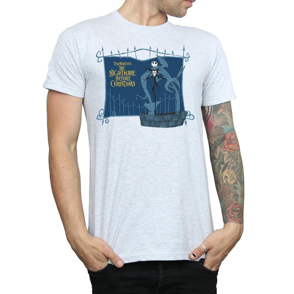 Disney Mens Nightmare Before Christmas Jack And The Well T-Shirt