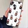 T-Russian Dolls Matryoshka Phone Case For iPhone17,16,15,14,13,12 Plus,Max Soft Silicone Black Cover