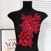 Three Dimensional Flowers Flower Embroidered Patches Sequin Patch Repair  Women Clothes