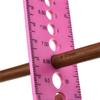 Inch 2.0mm-10.0mm Crochet Hook Craft DIY Sewing Tools Needle Gauge Measure Ruler Sewing Ruler