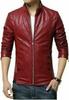 Red Jacket Handmade Stylish Biker Motorcycle Men's Genuine Soft Lambskin Leather