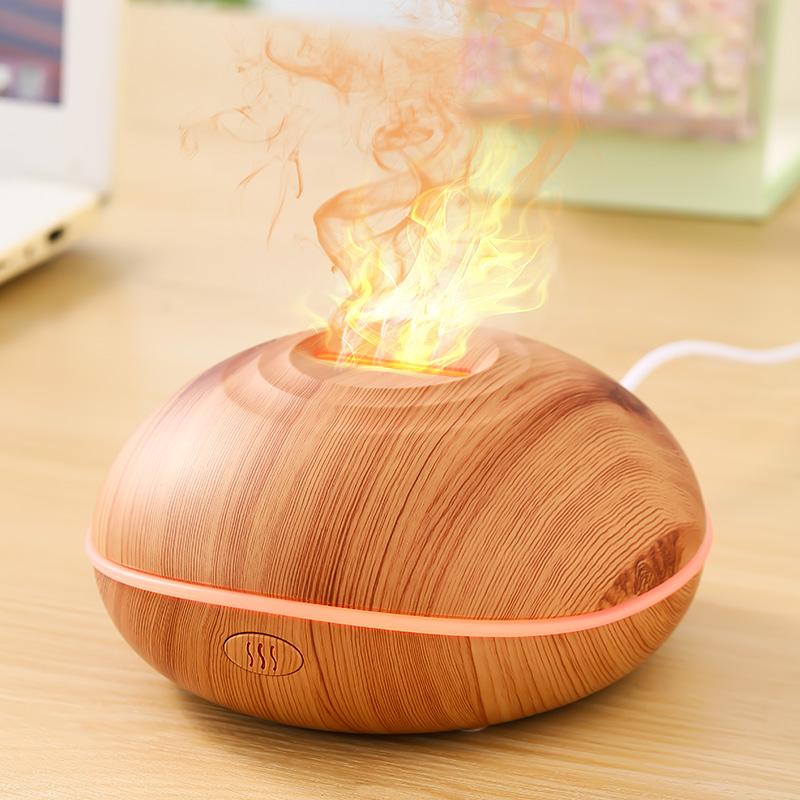 Xiaomi Aroma Humidifier Flame Can Add Essential Oil Small Aroma Relax Machine Air Humidifier Equipped with colorful Lighting Function