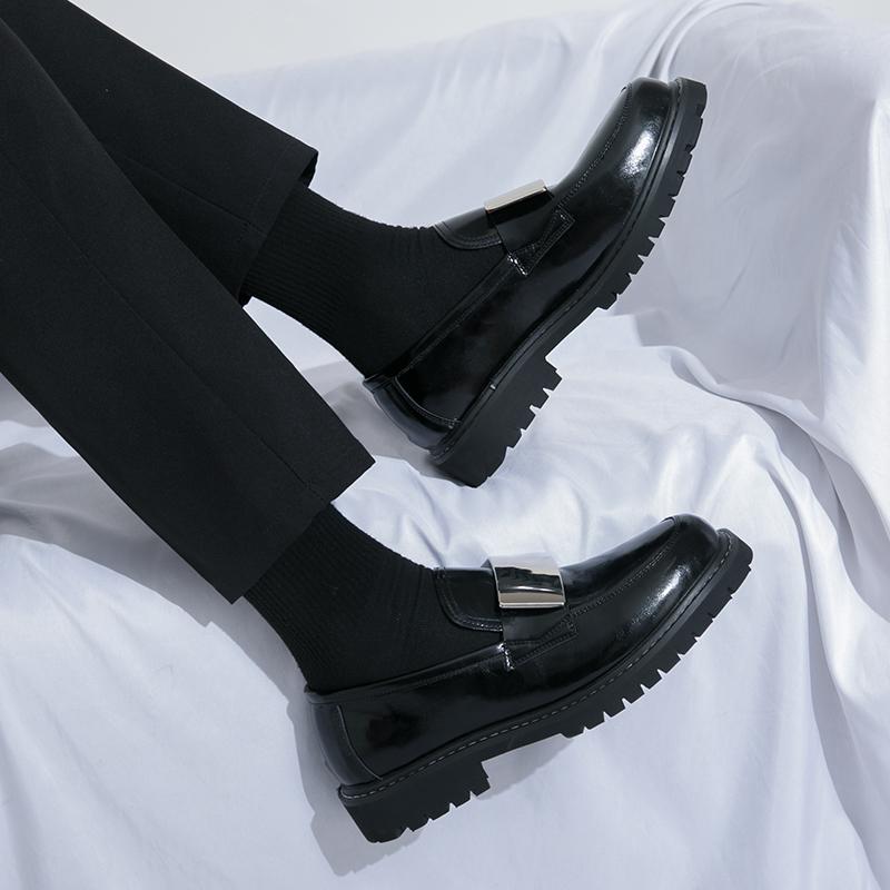 Fashion Spring Autumn New High-quality Handmade Sole Men's Loafers Low Top Massage Sole Men's Business Casual Shoes Commuting Work Shoes