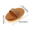 Dry Brushing Body Brush With Soft Bristles Wooden Exfoliator Bath Deep Cleanse