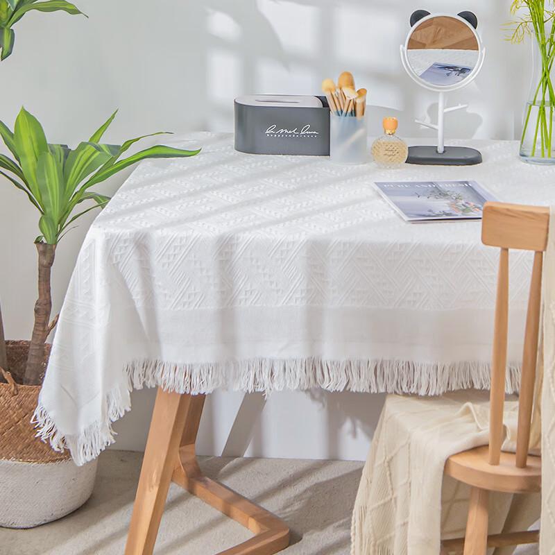 KAPABEAR Nordic French Cotton Linen Tablecloth